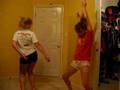 Lexi &amp; Megan dancing.