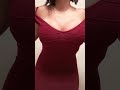 Tight red dress
